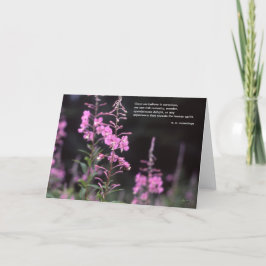 inspirierend Zitat EEcummings - Fireweedbild Karte