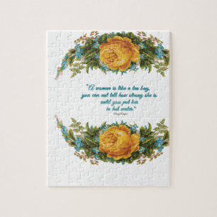 Inspirierend Zitat für Frauen durch Nancy Reagan Puzzle