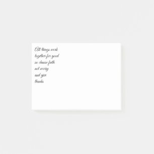 Inspirierende Bibel-Schrift-Zitate Post-it Klebezettel