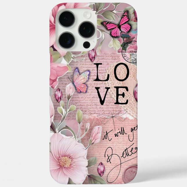 Inspirierende Blumen Case-Mate iPhone Hülle (Rückseite)