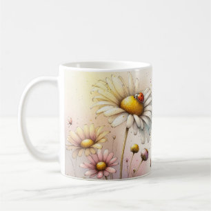 Inspirierende Blumen Kaffeetasse