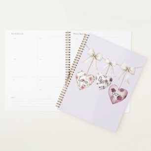 Inspirierende Blumenliebe Hoffnung Freude Herzen B Planer