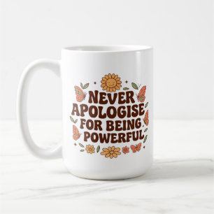 Inspirierende Boho-Schmetterlingsblumen auf dem Rü Kaffeetasse