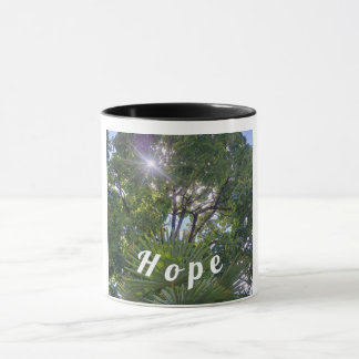 Inspirierende Botschaft: "Hoffnung" Tasse