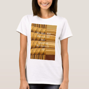Inspirierende Botschaft mit afrikanischem Wildtier T-Shirt