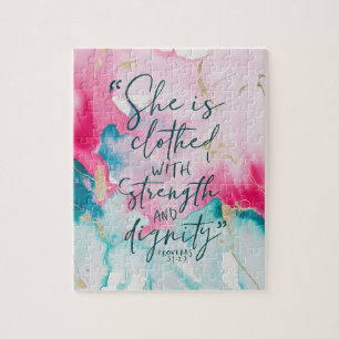 inspirierende Christliche Bibelverse Puzzle