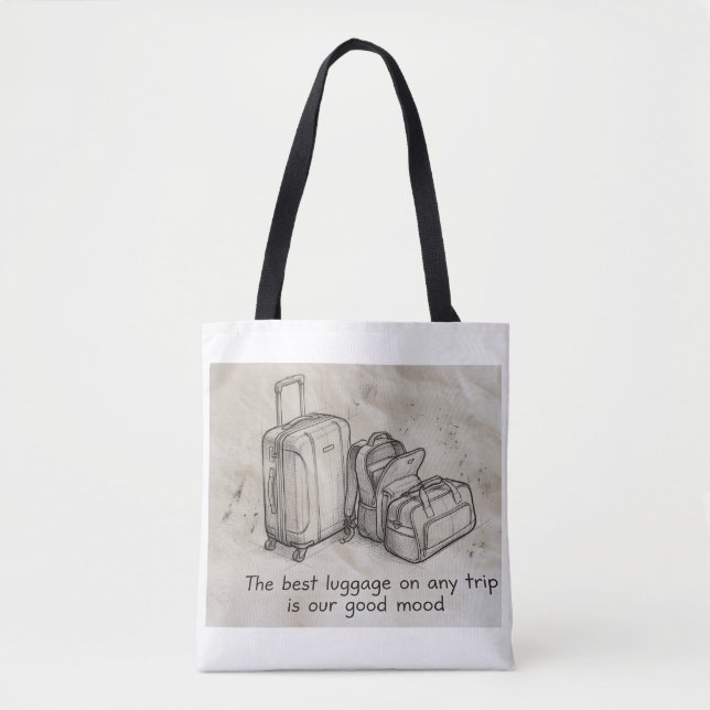 Inspirierende Design-Tasche für den Einkauf (Vorderseite)