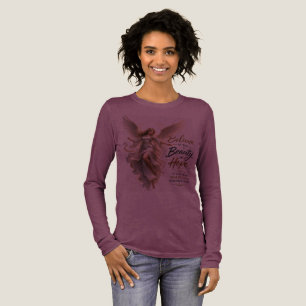 Inspirierende Engels-Hoffnungs-Typografie Frauen- Tri-Blend Shirt
