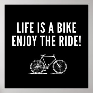 inspirierende Fahrradangebote Poster