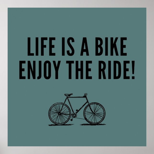 inspirierende Fahrradangebote Poster (Vorne)