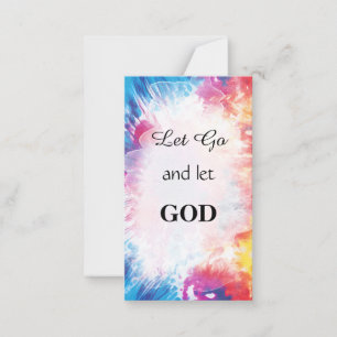 *~ Inspirierende Freundlichkeit LASS GOTT AP62 No Mitteilungskarte