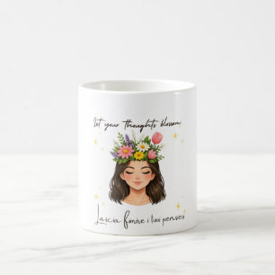 Inspirierende Frühlingsblumen-Tasse Kaffeetasse
