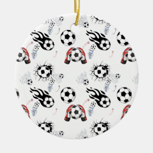 Inspirierende Fußball-Torhüter-Keramik-Verzierung Keramik Ornament