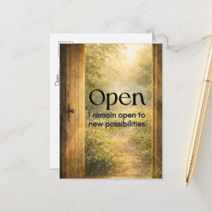 Inspirierende Gedankenkunst Postkarte