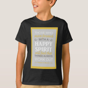 inspirierende Gordon b hinckley lat zitieren T-Shirt