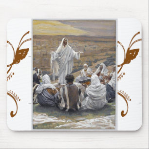 Inspirierende Jesus Bibel Glaube Hoffnung Liebe Mousepad