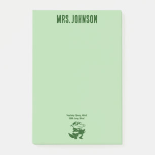 Inspirierende junge Geister Englischlehrer Design Post-it Klebezettel