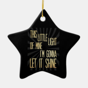 Inspirierende Kunst - Kleines Licht. Keramik Ornament