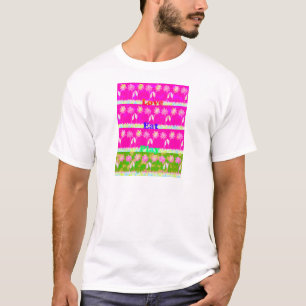 Inspirierende Liebe Essen Spiel Blumen Design T-Shirt