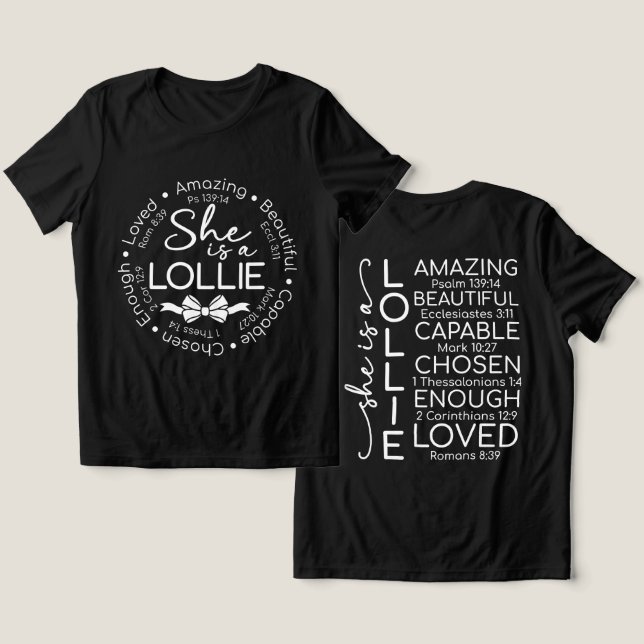 Inspirierende Lutschtablette Tri-Blend Shirt (Design Vorderseite & Rückseite)