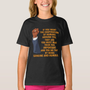 Inspirierende Machthaber Schwarzer Geschichtsmonat T-Shirt