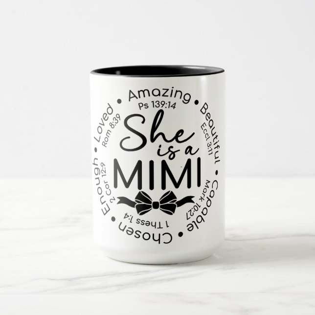 Inspirierende Mimi Tasse (Zentrum)