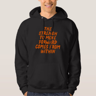 Inspirierende minimalistische Typografie Hoodie