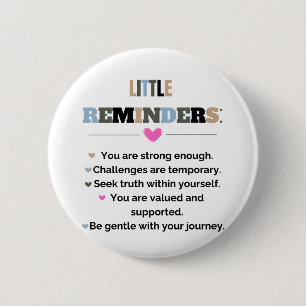 Inspirierende Motivationsgeschenke Kleine Erinneru Button