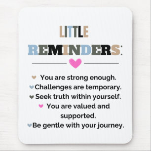 Inspirierende Motivationsgeschenke Kleine Erinneru Mousepad