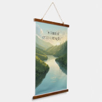 Inspirierende Motivationszitat-Wandbehang