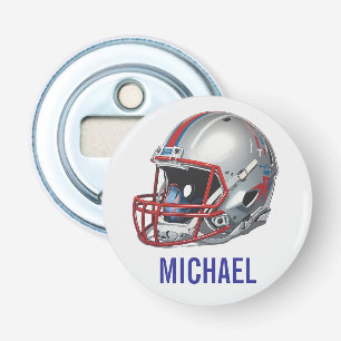 Inspirierende Motivierende Fußballhelm Name Flaschenöffner