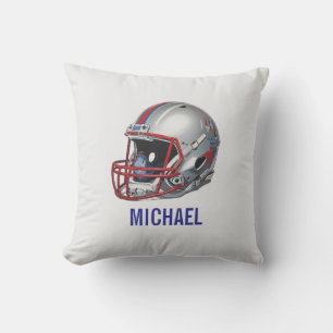 Inspirierende Motivierende Fußballhelm Name Kissen