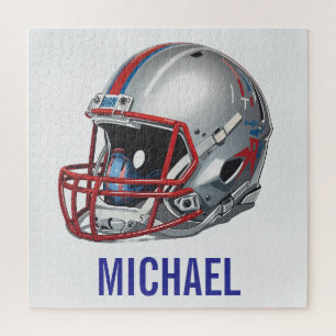 Inspirierende Motivierende Fußballhelm Name Puzzle