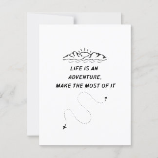 Inspirierende Postkarte