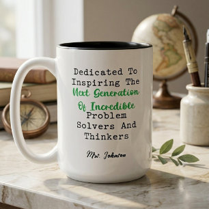 Inspirierende Problemlöser und Denker der nächsten Zweifarbige Tasse