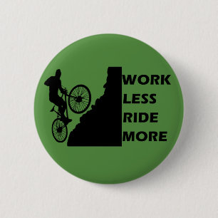 inspirierende Radfahrermotivation Button