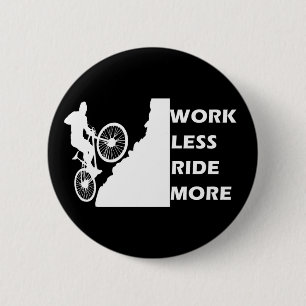 inspirierende Radfahrermotivation Button