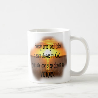 Inspirierende religiöse Kaffeetasse Regenbogen
