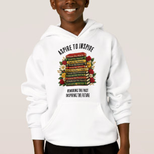 Inspirierende Träume wie Martin Black Heroes Büche Hoodie