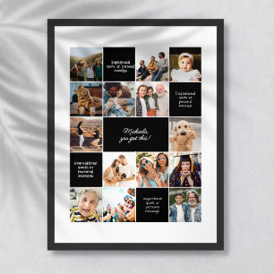Inspirierende tröstende individuelle Nachrichten & Poster