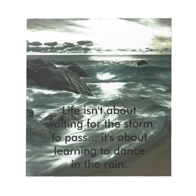 inspirierende und motivierend Zitate Notizblock (Vorderseite)