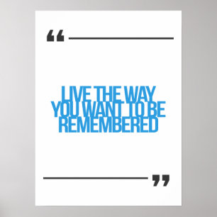 inspirierende und motivierend Zitate Poster