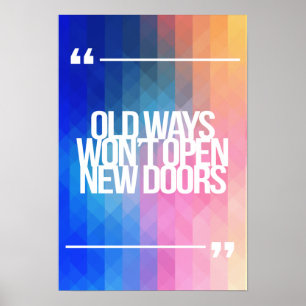 inspirierende und motivierend Zitate Poster