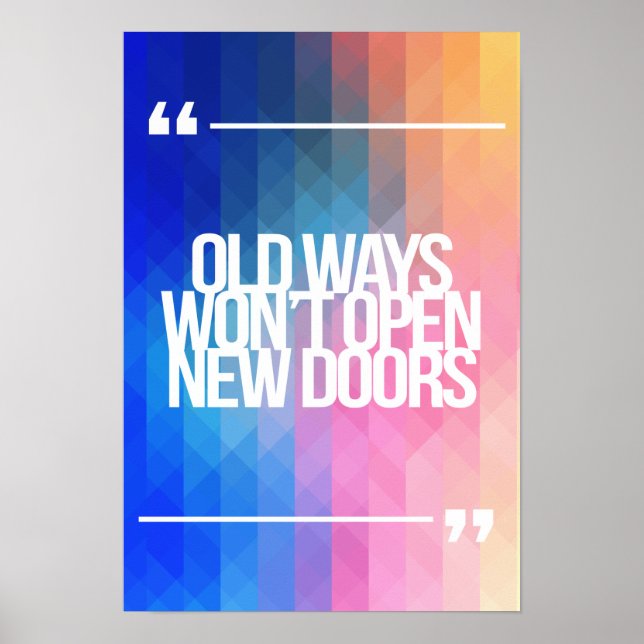 inspirierende und motivierend Zitate Poster (Vorne)