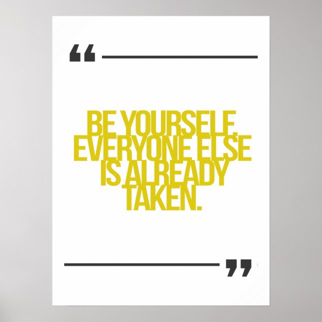 inspirierende und motivierend Zitate Poster (Vorne)