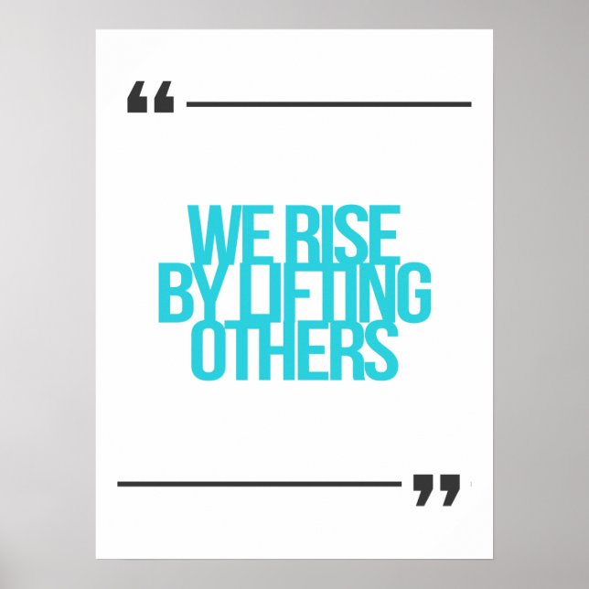 inspirierende und motivierend Zitate Poster (Vorne)