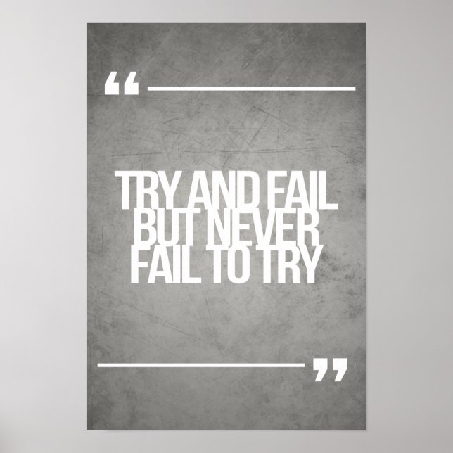 inspirierende und motivierend Zitate Poster (Vorne)