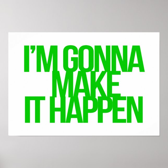 inspirierende und motivierend Zitate Poster (Vorne)