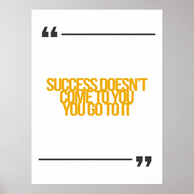 inspirierende und motivierend Zitate Poster (Vorne)