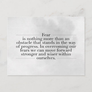 inspirierende und motivierend Zitate Postkarte